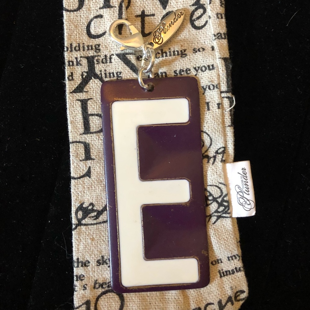 Plunder Design Letter “E” Pendant